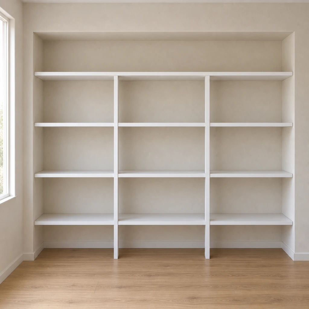 Linen and storage shelving — Klay product example