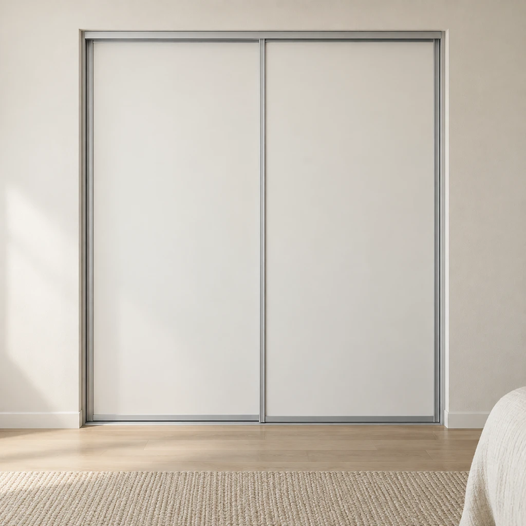 Framed sliding wardrobe doors — Klay product example
