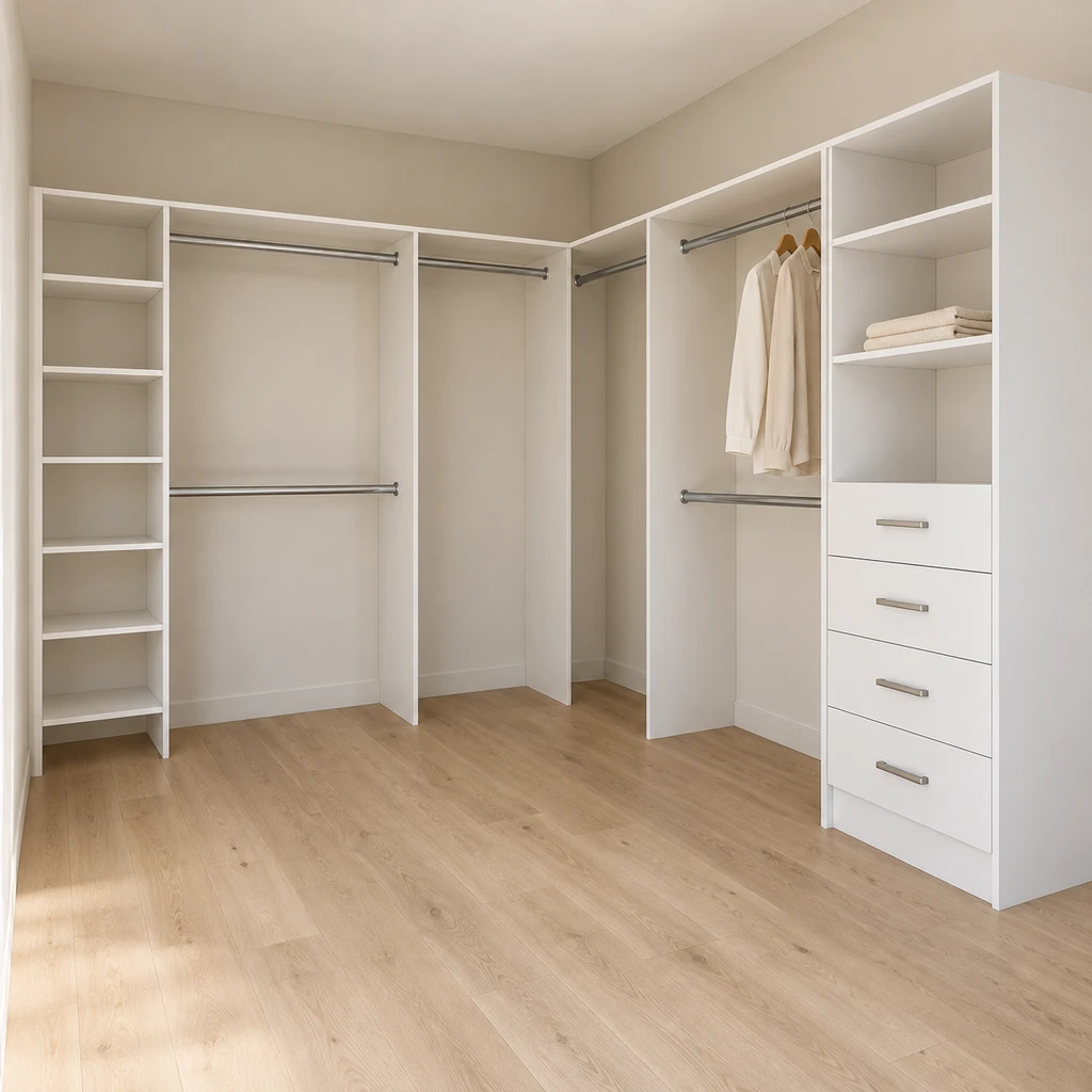 Walk-in wardrobes — Klay product example
